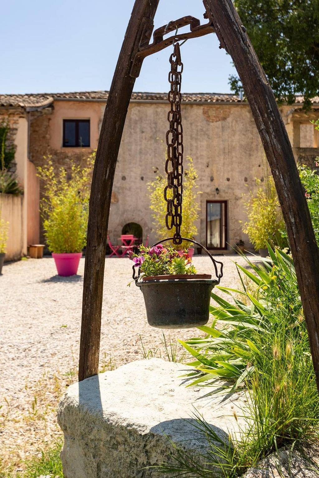 Casa rural 'Mas Du Cres Gîte' con terraza privada, jardín privado y wifi in Galargues, Costa mediterránea (Francia)