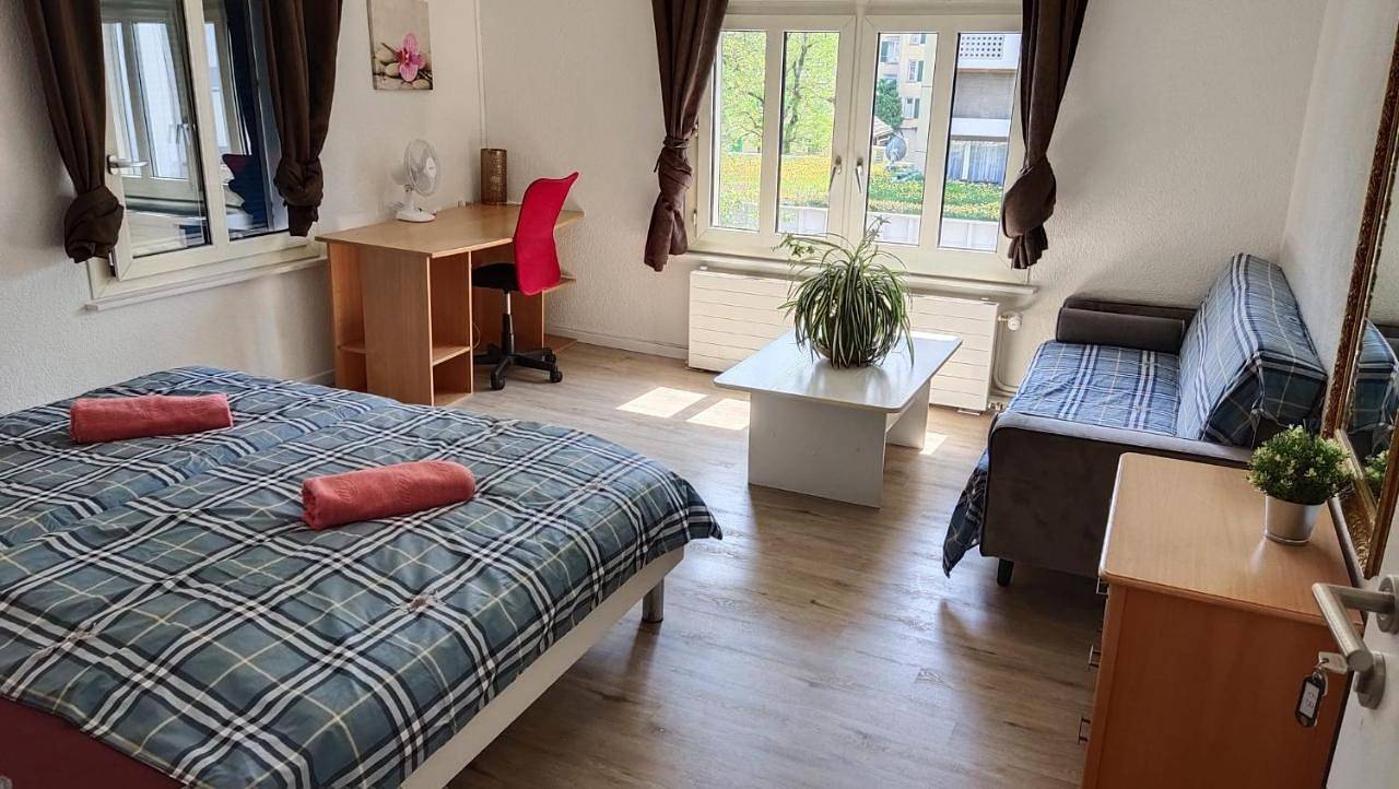 Ganze Ferienwohnung, Double Room with Shared Bathroom in St. Gallen, Zürich Voralpen