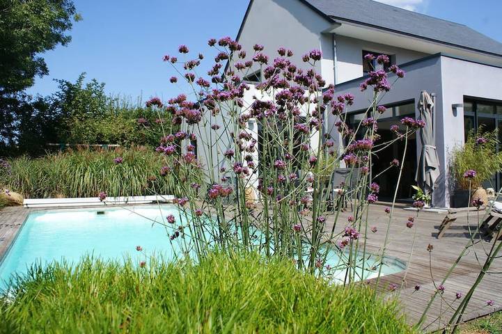 Maison de vacances pour 6 personnes, avec Jacuzzi ainsi que Terrasse et Jardin