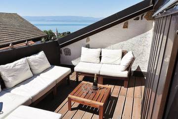 Gîte pour 6 personnes, avec balcon à Lugrin