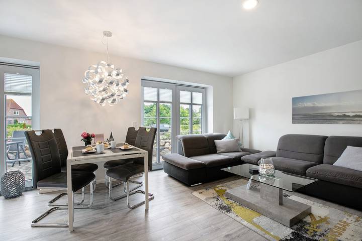 Ganze Wohnung, Ferienwohnung 'Käptn's Suite' mit privatem Garten und Wlan in Klanxbüll, Nordfriesland