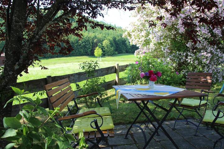 Ferienwohnung für 2 Personen, mit Balkon und Terrasse sowie Garten in Rieden - 3