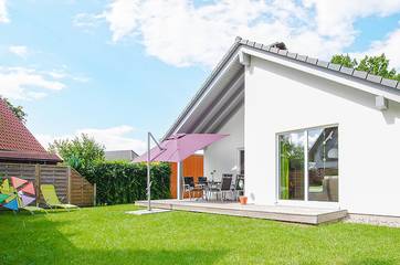 Ferienhaus für 4 Personen, mit Terrasse und Sauna an der Müritz