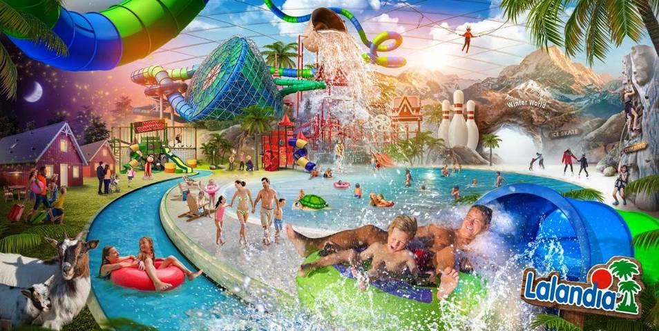 Vakantiehuis voor 4 personen, with Whirlpool and Terras as well as Kinderzwembad and Zwembad in Billund