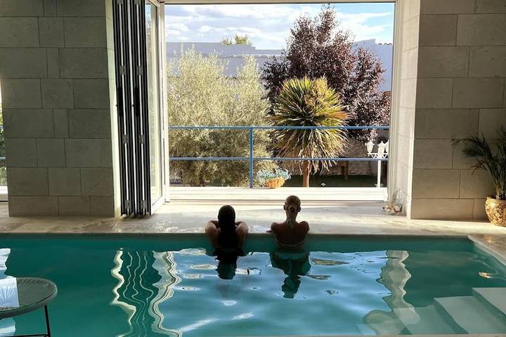 Chalet para 12 personas, con Jacuzzi y Terraza además de Jardín y Piscina en Provincia de Palencia