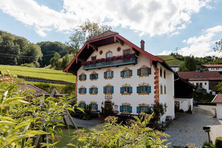 Pension für 2 Personen, mit Terrasse und Garten in Siegsdorf