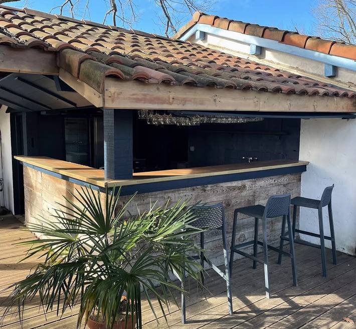 Camping für 2 Personen, mit Pool und Terrasse in Aquitanien - 4