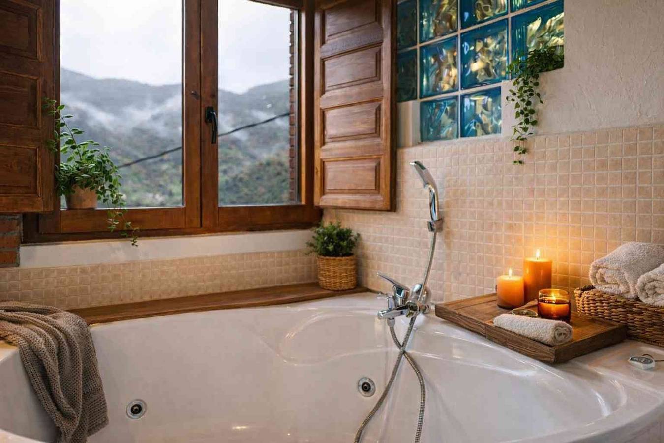 Casa rural 'El Carbayu, bubbelbad en uitzicht' met bergzicht, terras en wifi, foto 9