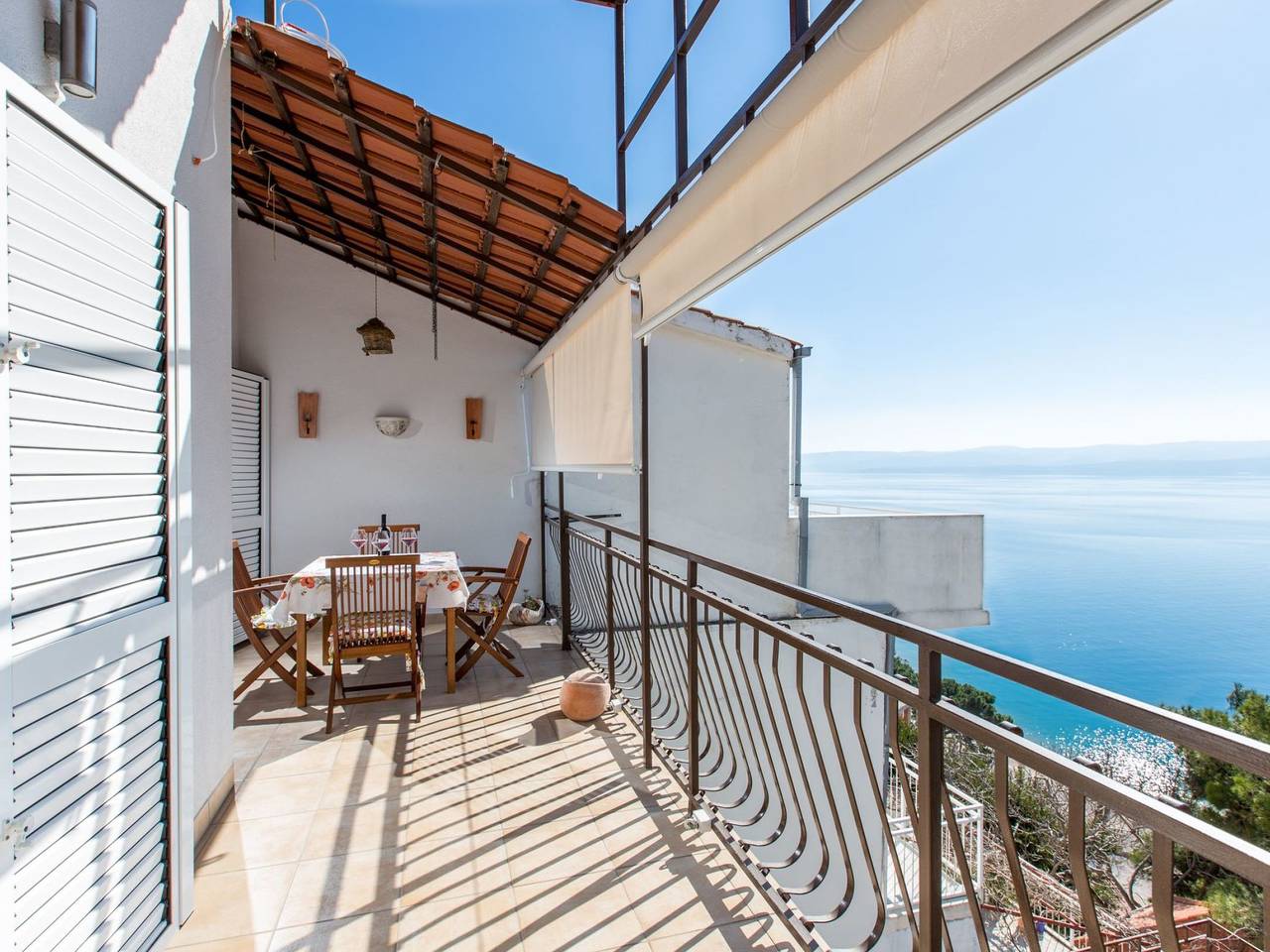 Steinhaus Sole - mit herrlichem Ausblick in Mimice, Żupania splicko-dalmatyńska