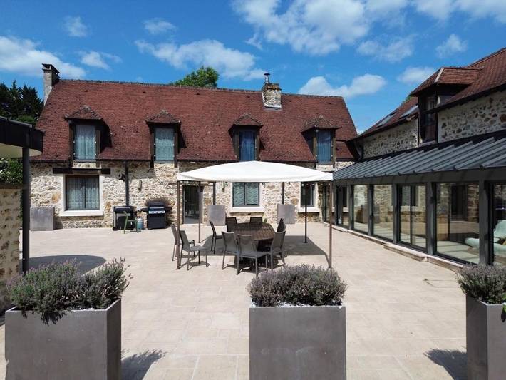 Maison d’hôte pour 15 personnes, avec Terrasse ainsi que Jardin et Vue