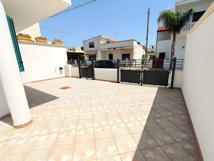 Ferienhaus 'Villetta A 200 Mt Dalle Spiagge' mit privatem Garten und Klimaanlage in Hotel Poseidone, Ugento
