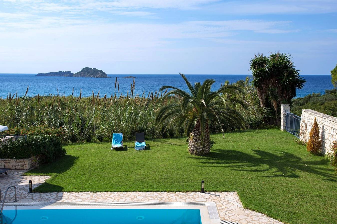 Villa für 6 Personen mit Garten in Arillas Agiou Georgiou, Arillas
