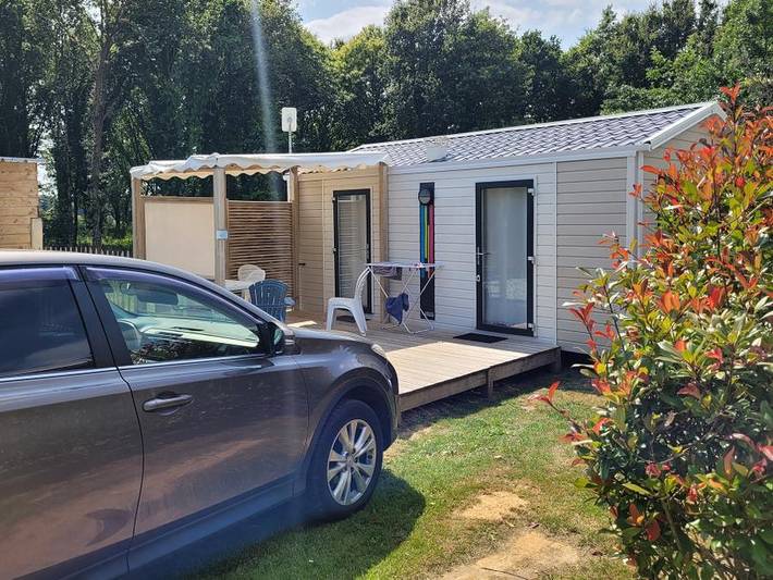 Camping Les Cerisiers - Mobilheim 4 personen - Bahia Solo in Guillac, Pontivy und Umgebung