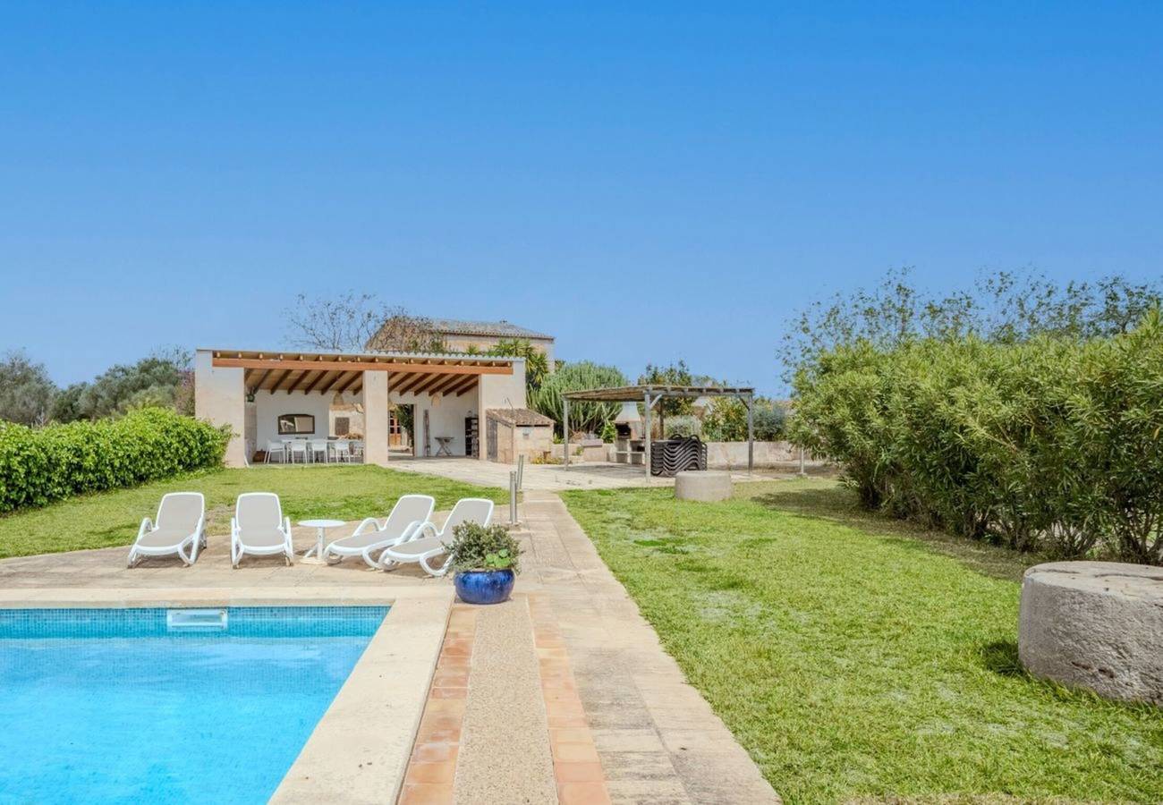 Country House 'Can Coca Des Coll' with Countryside Views, Private Pool & Wi-Fi in Manacor, East Majorca