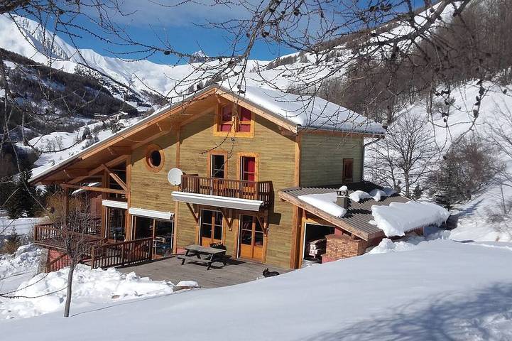Chalet pour 12 personnes, avec Balcon et Jardin dans La Foux d'Allos