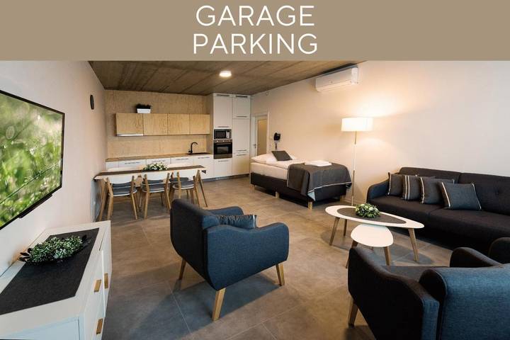 Apartahotel para 7 personas, con vistas en Praga