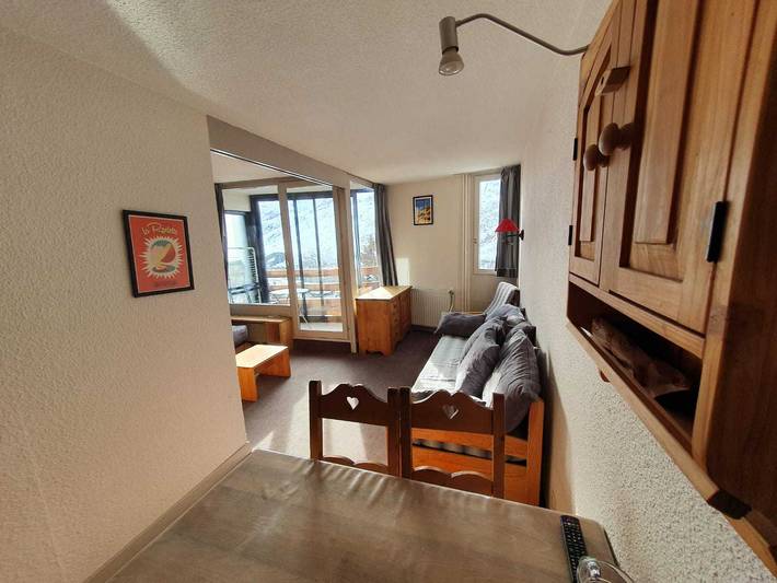 Geheel appartement, Renovated 2-Room Apartment in Central Location at the Foot of the Slopes in Les Menuires, Saint-Martin-de-Belleville