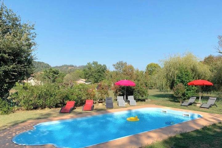Maison de vacances pour 14 personnes, avec terrasse et jardin
