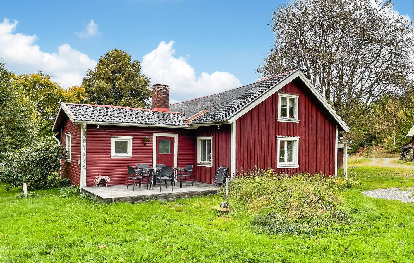 Ferienhaus für 6 Personen mit Garten in Marks Kommun, Västergötland
