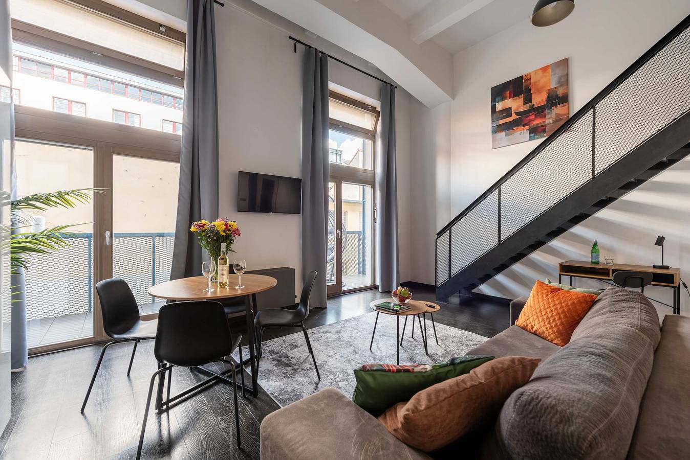 Appartement entier, Modern Loft with Balcony Close to City Center in Prague, Bohême centrale