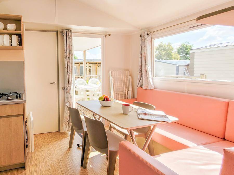Camping La Riviera - Mobilhome 6 personnes - Loisirs - 3 chambres - Tv in Saint-Michel-Chef-Chef, Côte de Jade