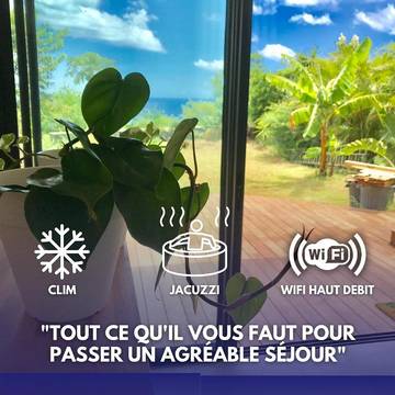 Gîte pour 4 personnes, avec jacuzzi et jardin à Les Trois-Bassins