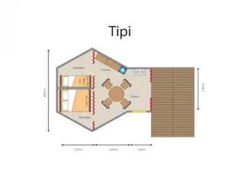 Tente pour 2 Personnes dans Bollène, Provence, Photo 4