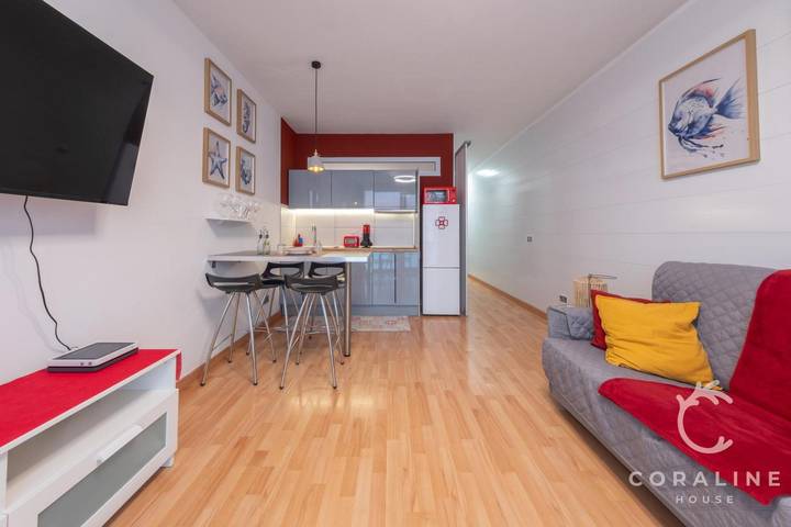 Apartamento para 2 personas, con balcón en Playa de Las Canteras