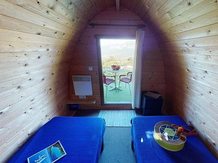 Camping de l'Aigle - Unterkunft 2 personen - Pod - 6m² (ohne Sanitäranlagen) in Aiguines, Brignoles Region