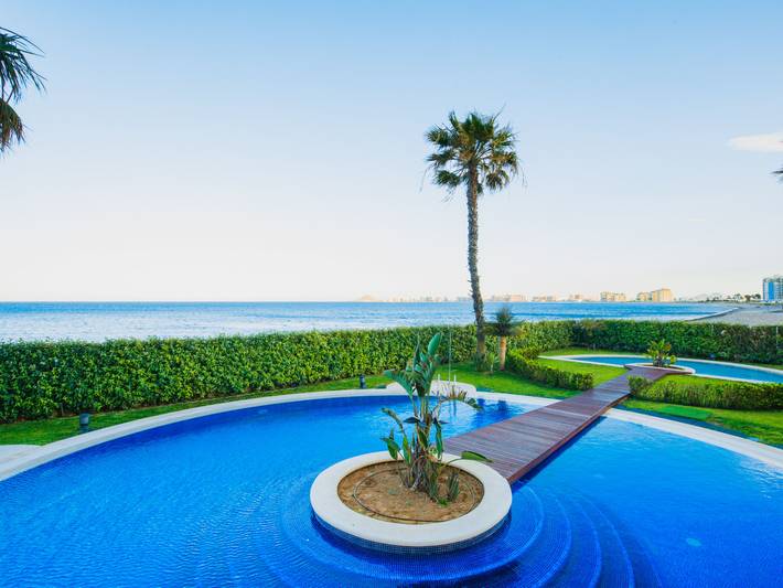 Ferienwohnung für 4 Personen, mit Terrasse und Garten in La Manga