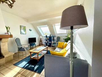 Gîte pour 6 personnes, avec vue dans Plage Du Billou Santec