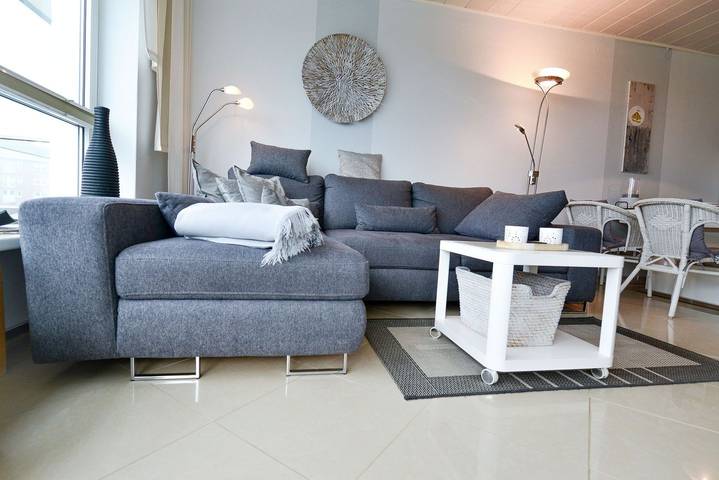 Ferienwohnung für 3 Personen, mit Ausblick und Sauna sowie Balkon in Sahlenburg