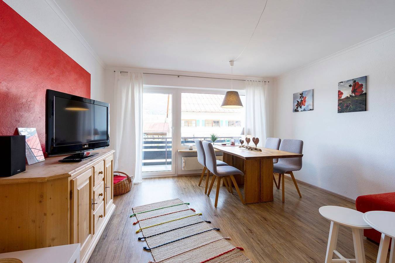 Ganze Wohnung, 2-Raum-Ferienwohnung rosenrot in Fischen, Bayerisch Schwaben