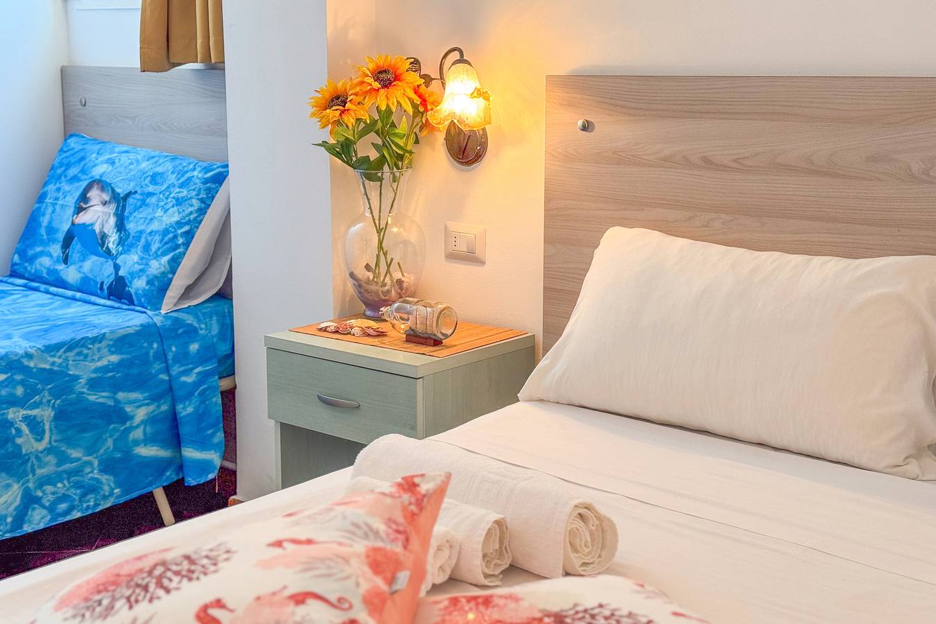 Casa vacanze 'Paranza Luxury Room Beb Controvento' con vista mare, Wi-Fi e aria condizionata in Porto Cesareo, Golfo di Taranto