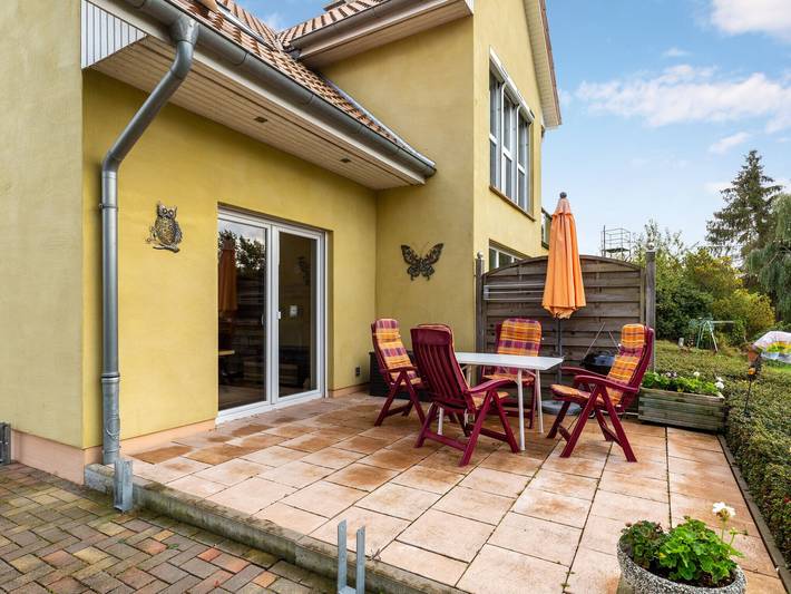 Ferieleilighet for 3 personer, med hage og terrasse i Wismar