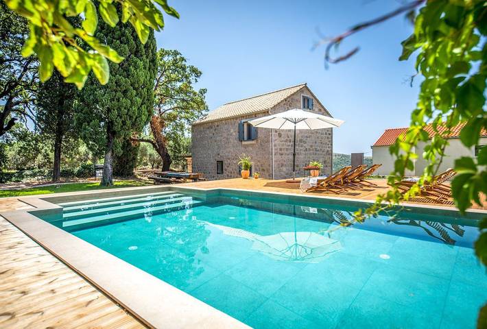 Villa pour 8 personnes, avec Piscine à Srebreno - 2