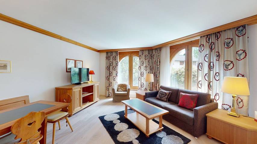 Ferienwohnung für 2 Personen, mit Terrasse und Sauna in Zuoz - 3