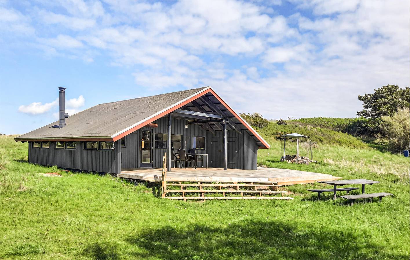Ferienhaus für 4 Personen mit Terrasse in Anholt