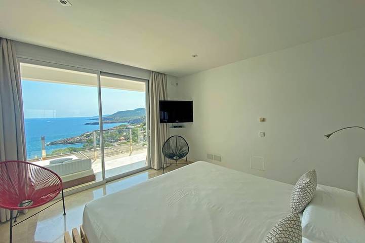 Ibiza Rocallisa Villa Can Cantu With Spectacular Sea Views For 8 People in Roca Llisa, Santa Eulària des Riu