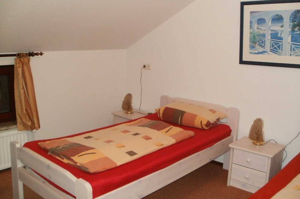 Cornils: Ferienwohnung mit Seeblick - Ferienwohnung Cornils in Wanderup, Grünes Binnenland