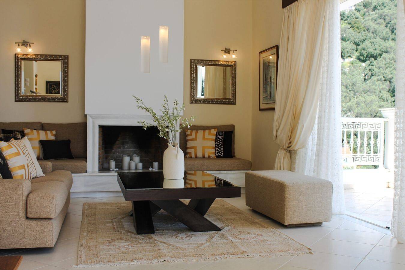Villa 'Kyriaki' with Sea View, Wi-Fi and Air Conditioning in Kalami, Corfu