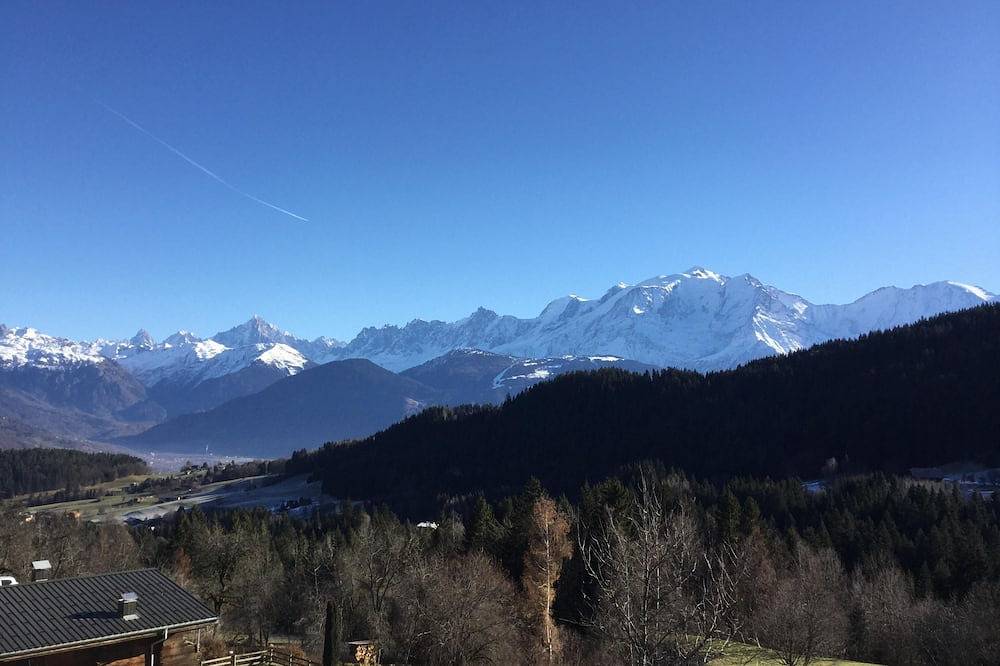 Ganze Wohnung, Authentische, komplett renovierte Wohnung, einzigartigen Blick auf den Mont Blanc in Cordon, Pays du Mont-Blanc