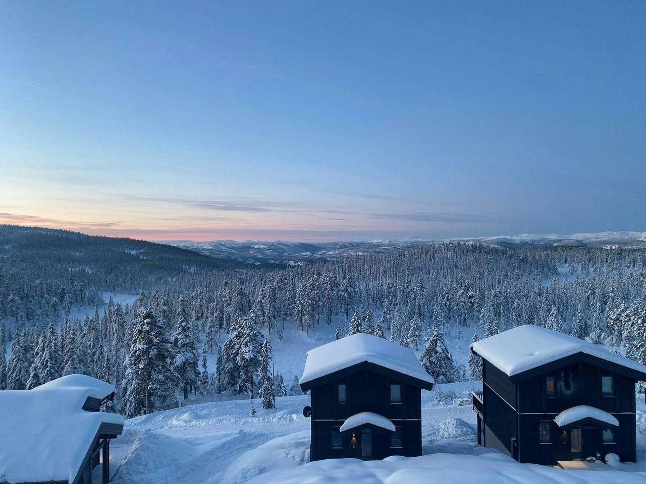 Cabaña Norefjell con sauna y bañera de hidromasaje in Krødsherad