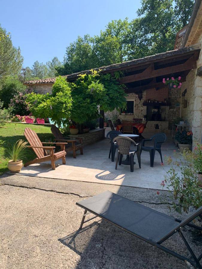 Double Room with Terrace in Sainte-Sabine-Born, Périgord Pourpre