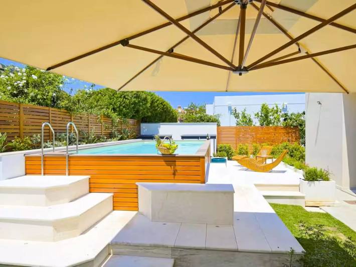 Villa pour 8 personnes, avec piscine et jardin à Villasimius