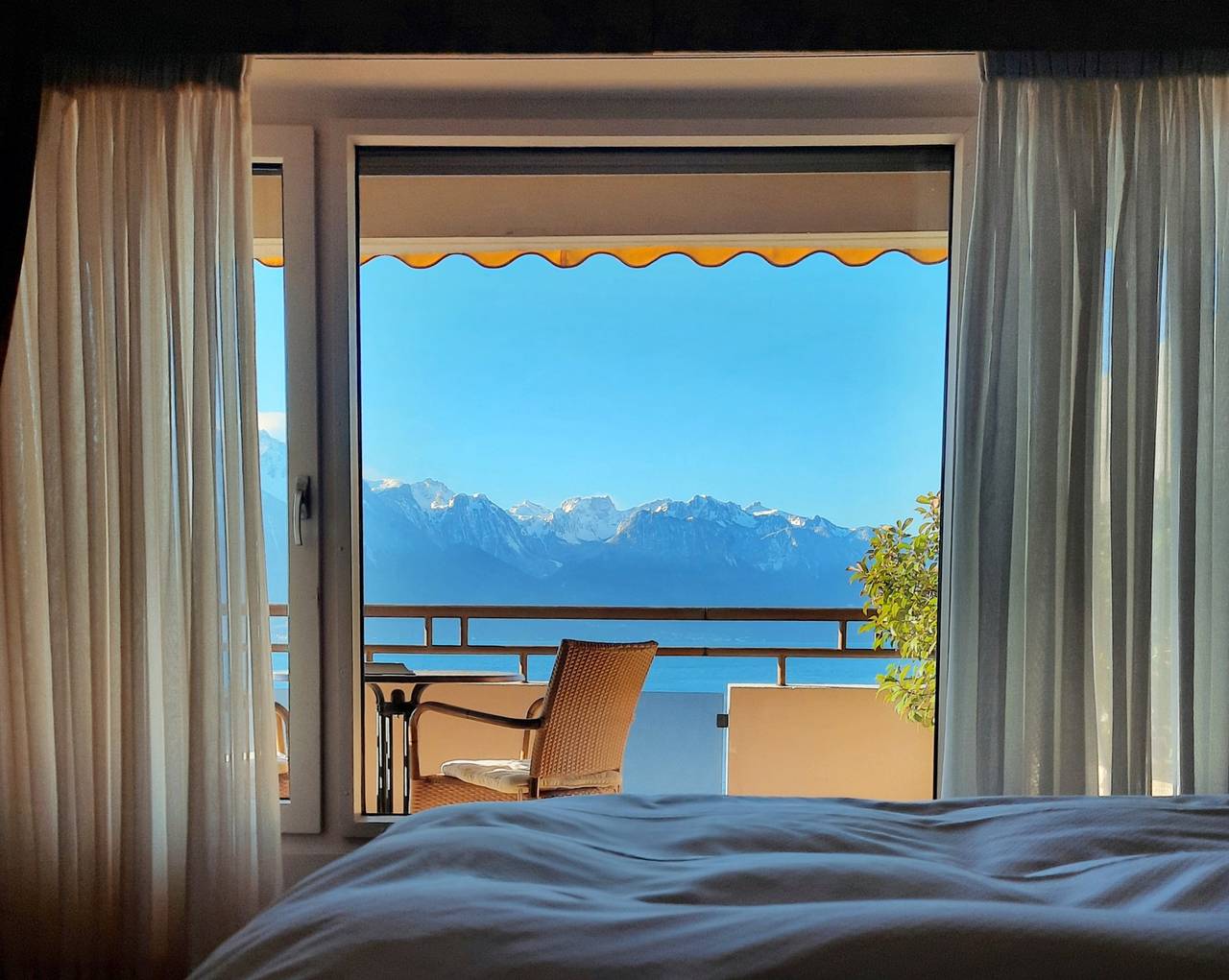 Royal Plaza Montreux - Superior-Zimmer, Stadtseite in Montreux, Genfer See