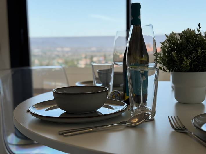 Appartement de vacances pour 6 personnes, avec vue sur l’océan et balcon/terrasse