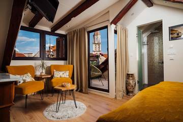 Maison d’hôte pour 4 personnes, avec jardin et vue à Trogir