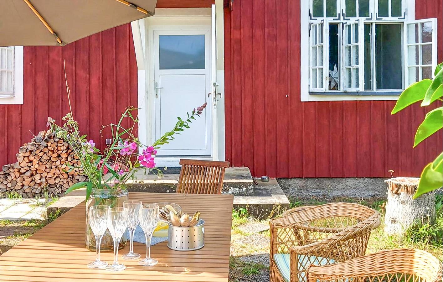 Ferienhaus für 8 Personen mit Garten in Högsby