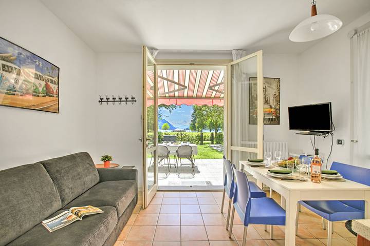 Ferienwohnung für 4 Personen, mit Terrasse und Kinderpool sowie Seeblick am Luganersee - 3